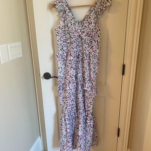 Misa Los Angeles Cotton MIDI Sundress - M